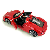 1:24 Diecast Porsche 918 Spyder Scale Model Car