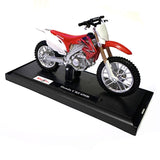 1:18 Diecast Honda CRF 450R Motorcycle Scale Model