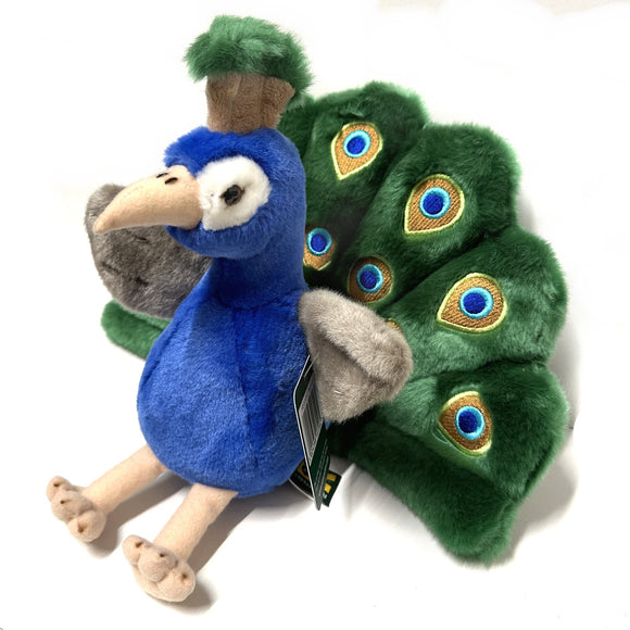 Peacock Plush Cuddly Toy Stuffed Animal