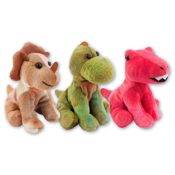 Set of 3 Dinosaur 13cm Soft Toys