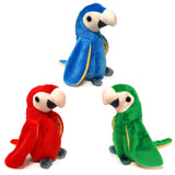 Parrot Soft Toys Blue red and Green