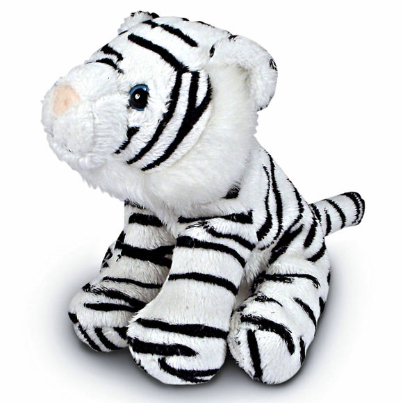 13cm White Tiger Cuddly Plush Toy, suitable for all ages 