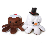 30cm Christmas Reversible Octopus Soft Toy