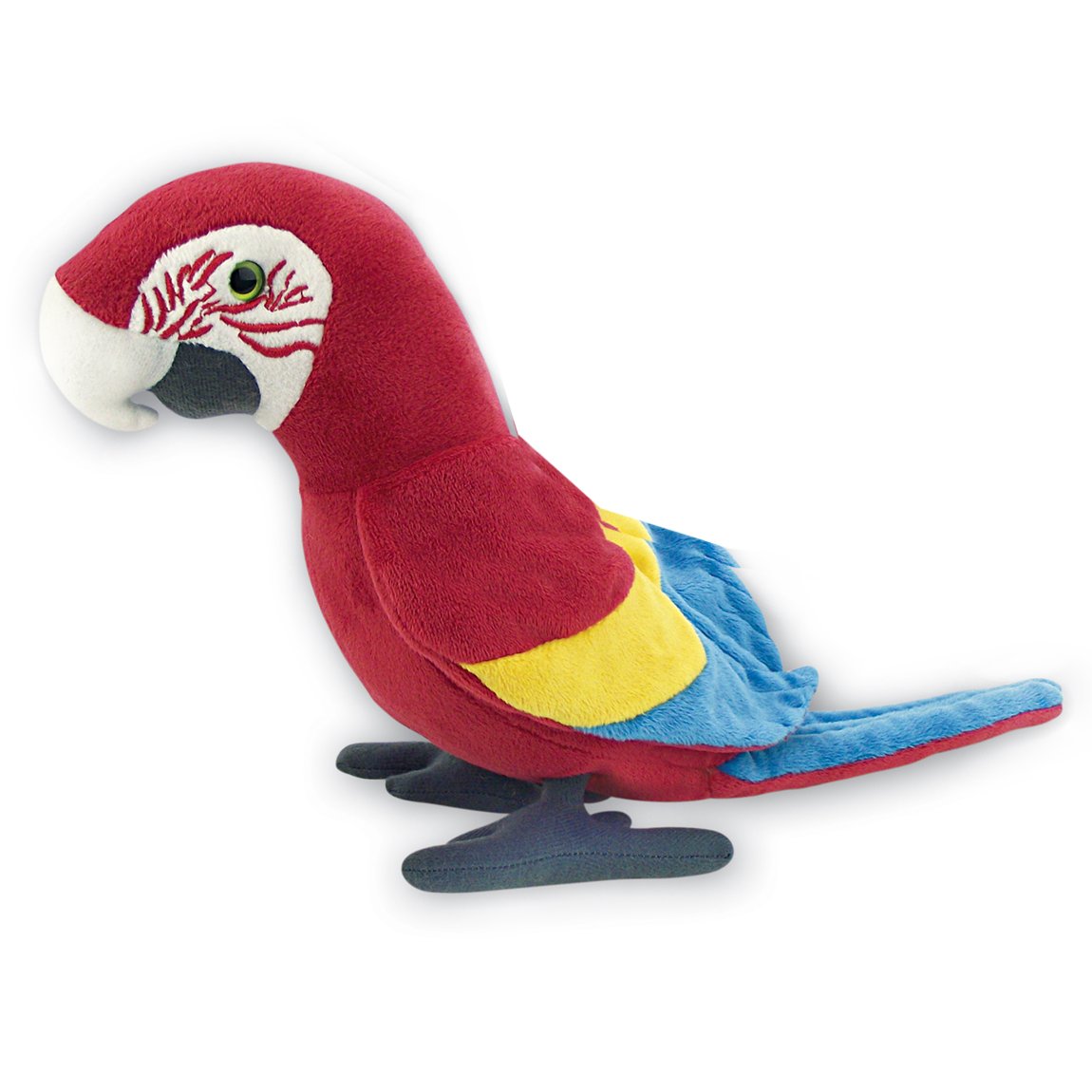 22cm Macaw Parrot Soft Toy Stuffed