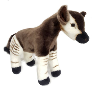 32cm Standing Okapi Cuddly Plush Toy 