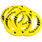 24 or 100 yellow flying rings for groups of kids  outdoor activity pack