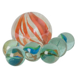 Glass Marbles Close Up.