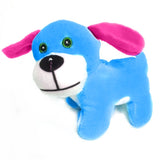 set of 12 bright coloured puppy dog 13cm cuddly plush toys perfect gifts for schools, fundraising and party bag filler favors