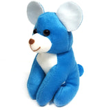 Blue 13cm Brightly Coloured Mouse Cuddly Plush Soft Toy Party Bag Filler Favor Gift
