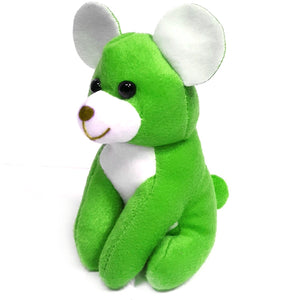 13cm Brightly Coloured Mouse Cuddly Plush Soft Toy Party Bag Filler Favor Gift
