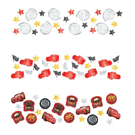 Pack of Disney Cars Formula Racer Confetti weighs 34g