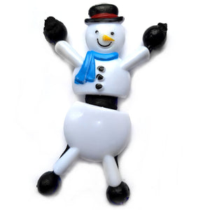 Tumbling Sticky Snowman Christmas Stocking Filler Toy