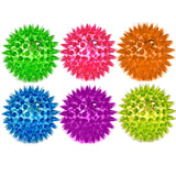 7cm Soft Spiky Flashing Bouncy Ball Sensory Toy Party Bag Filler Favor