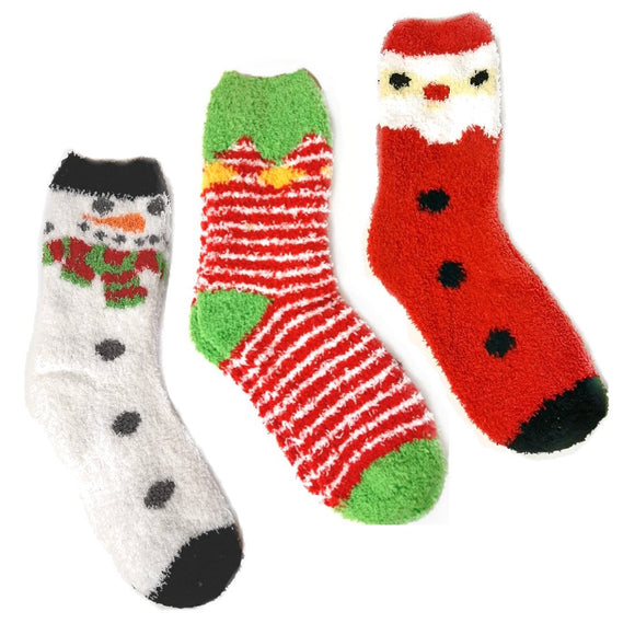 Cosy Novelty Socks Christmas Gift Idea Ladies Size