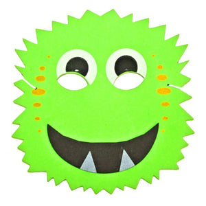 Green Children's Monster Party Mask Great for Halloween 