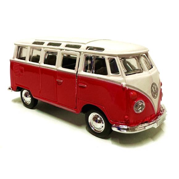 Diecast Volkswagen Samba Van Scale Model Toy Car