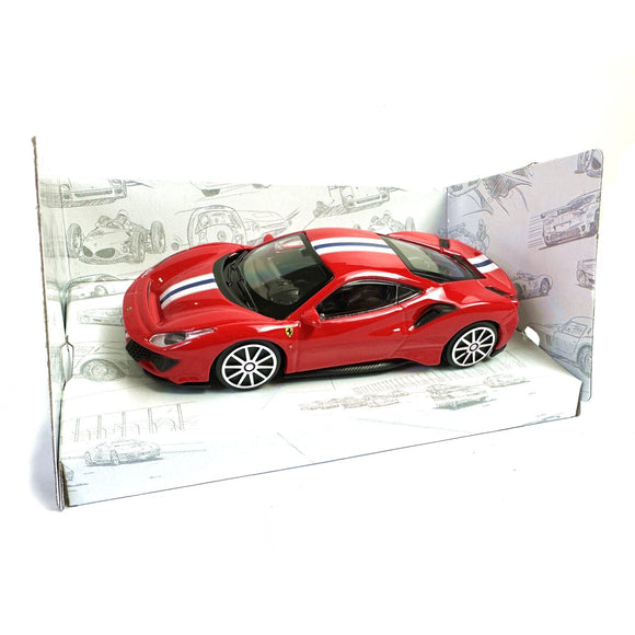 Diecast Ferrari 488 Pista Scale Model Toy Car
