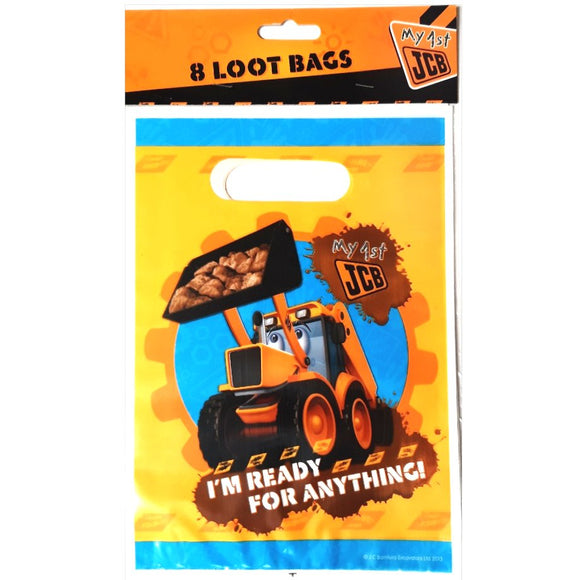6 My 1st JCB Party Loot Bags