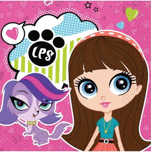 Littlest Pet Shop LPS Paper Party Luncheon Napkins