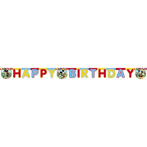 Mickey Mouse Birthday Banner Party Decoration