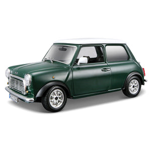 1:24 Diecast Mini Cooper (1969) Green Model Toy Car
