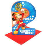 2 Today Enjoy The Ride Mickey Mouse Birthday Card