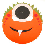 Orange Foam Monster Halloween mask