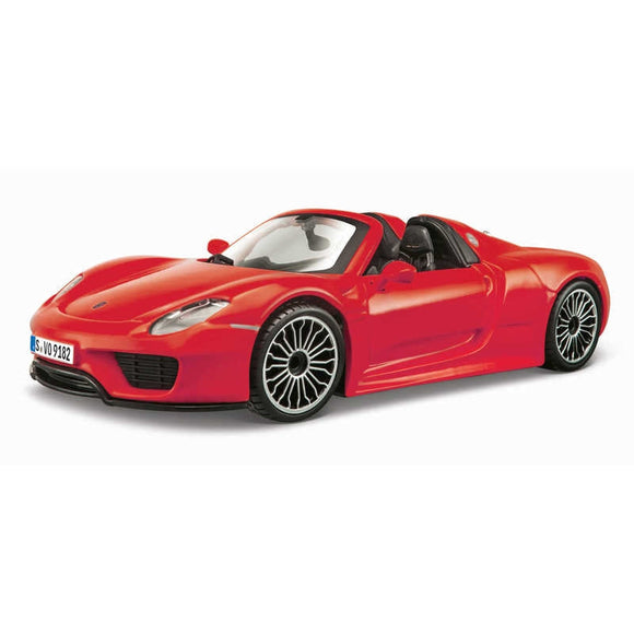 Porsche 918 Spyder die cast model toy car red