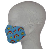Rainbow Reusable Face Mask Covering - Small
