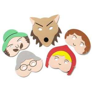 Little Red Riding Hood Children's Story Time Face Mask Set