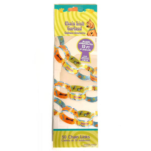 This Scooby Doo Paper Chain pack contains 50 chain links - 13ft (3.9m) long in total.  Perfect for a Scooby Doo themed party!