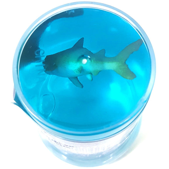 Shark Toy in a pot of Blue Slime Pocket Money Toy Party Bag Filler Favor