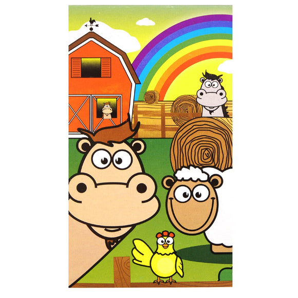 Mini Colouring Book With Farm Animal Theme