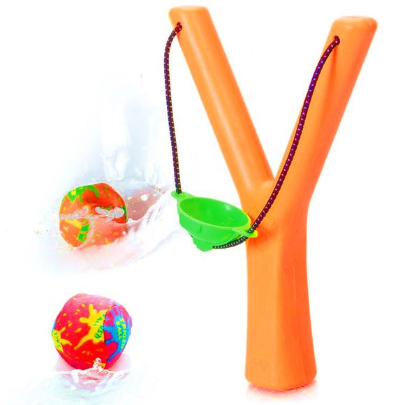 Soak and Sling Toy Catapult with Water Absorbing Balls 