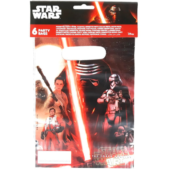 6 Star Wars Force Awakens Party Bags