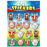 Farm Stickers Party Bag Filler Favor Gift Toy