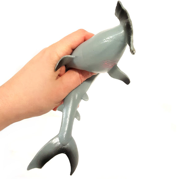 Hammerhead Shark Squeeze Sensory Pocket Money Toy Party Bag Filler Favor 