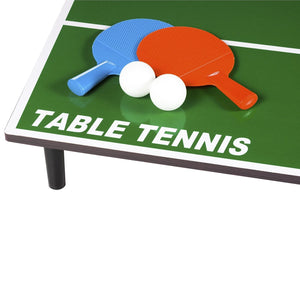 Table Top Table Tennis Set with Base, Net, 2 Bats and 2 Balls
