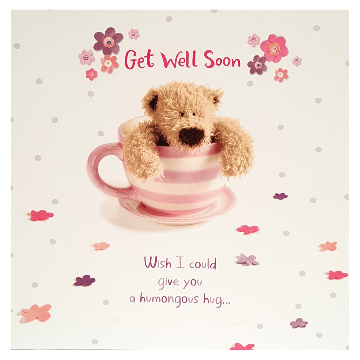 Bear Get Well Soon Card Greetings Card 