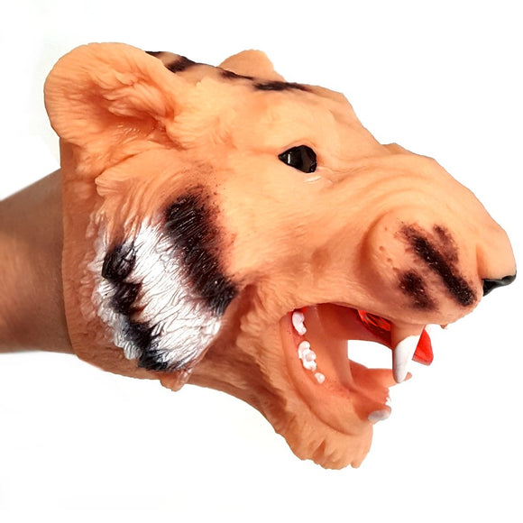Tiger Adult and Child Rubber Hand Puppet