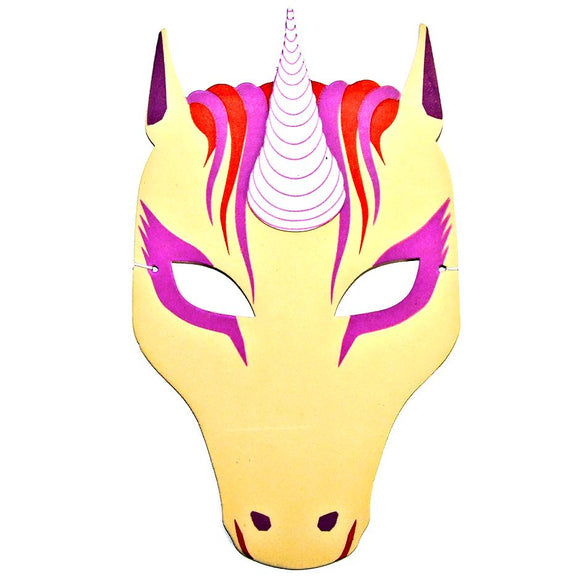Children's Unicorn Face Mask for Fancy Dress