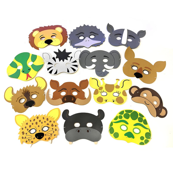 EVA Wild Animal Children's Party Masks