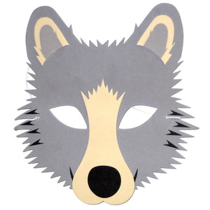 Children's Wolf Face Mask for Fancy Dress