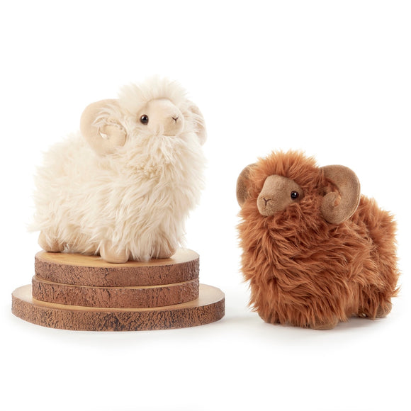 25cm Woolly Highland Ram Sheep Cuddly Plush Soft Toy