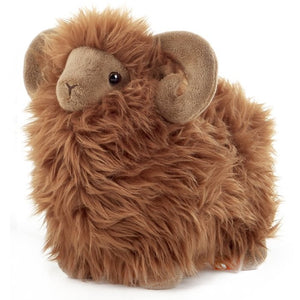25cm Woolly Highland Ram Sheep Cuddly Plush Soft Toy