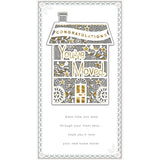 Congratulations You've Moved Card - Hallmark New Home Card & Envelope 3D