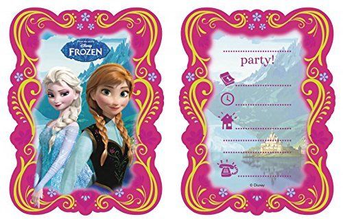 Disney Frozen 6 Party Invites