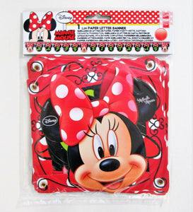 Minnie Mouse Fashion Happy Birthday Jointed Banner 